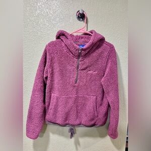 Hurley Women's Plush Purple Hoodie